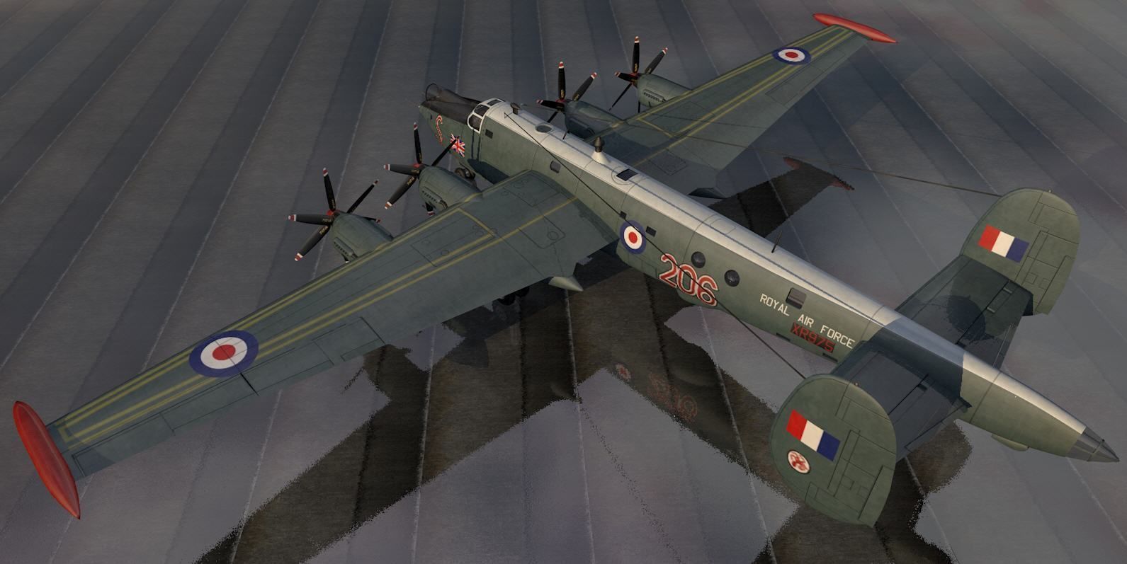 Avro 716 Shackleton MR3 3D model_1