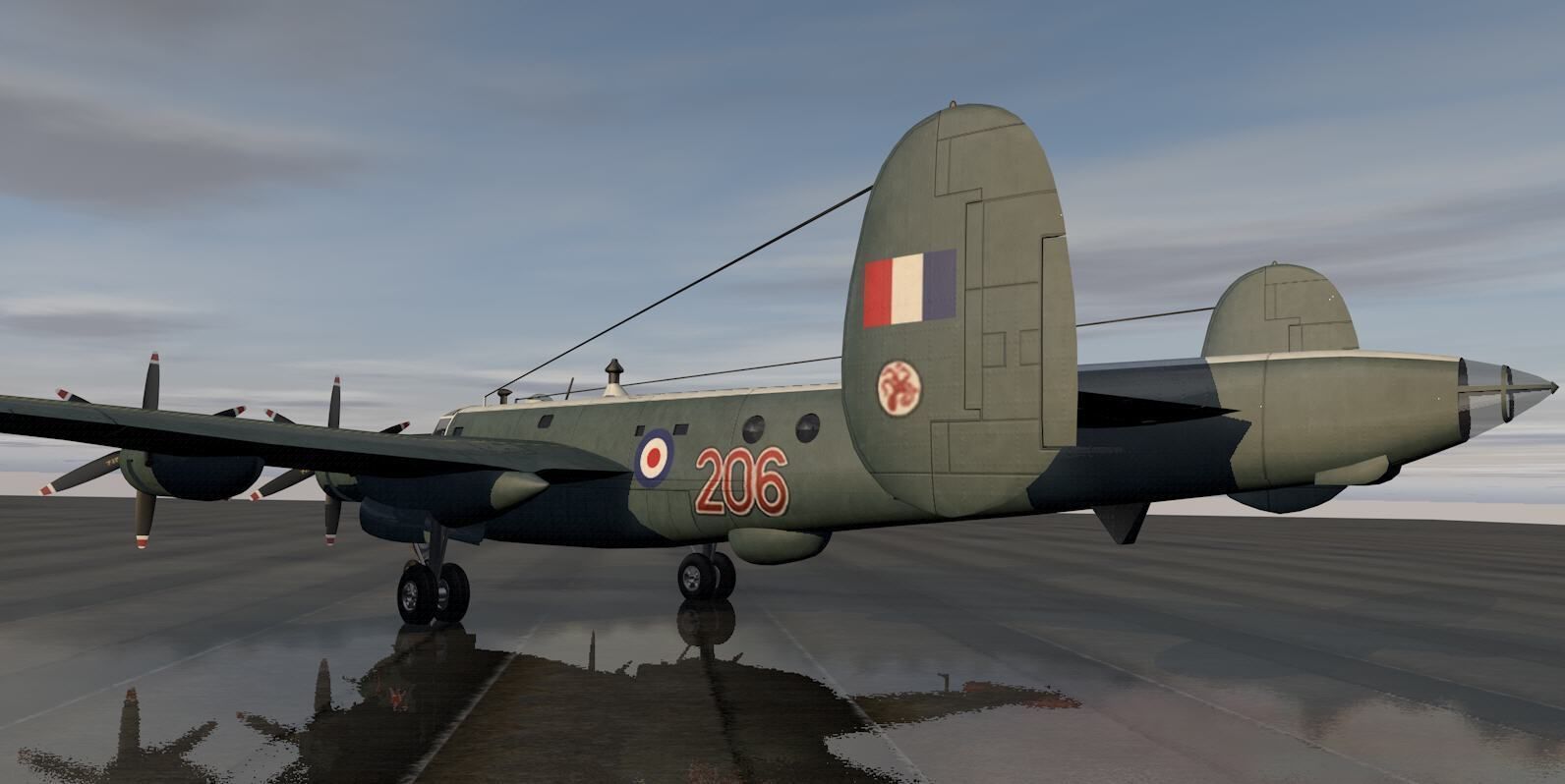Avro 716 Shackleton MR3 3D model_6