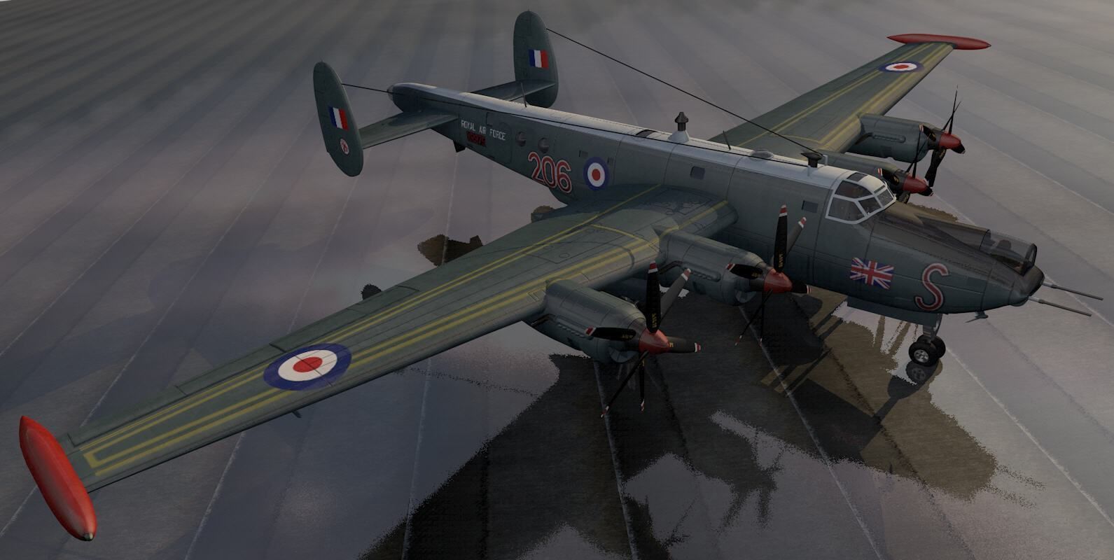 Avro 716 Shackleton MR3 3D model_3