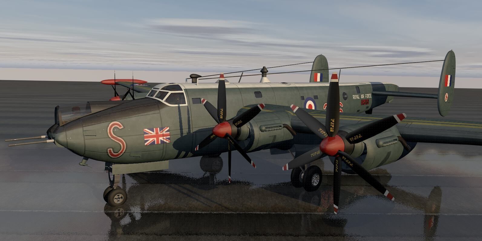 Avro 716 Shackleton MR3 3D model_7