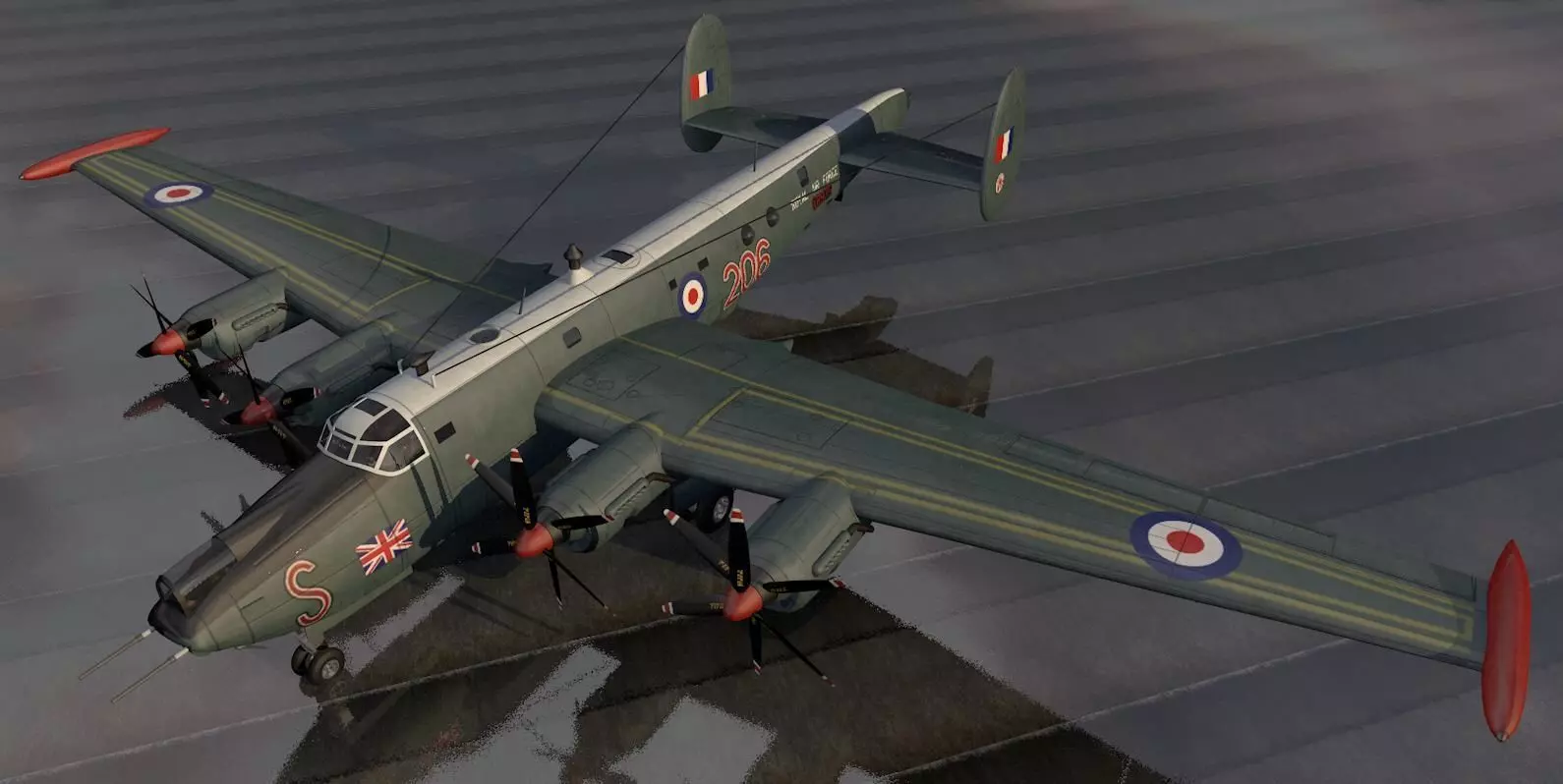 Avro 716 Shackleton MR3 3D model_0