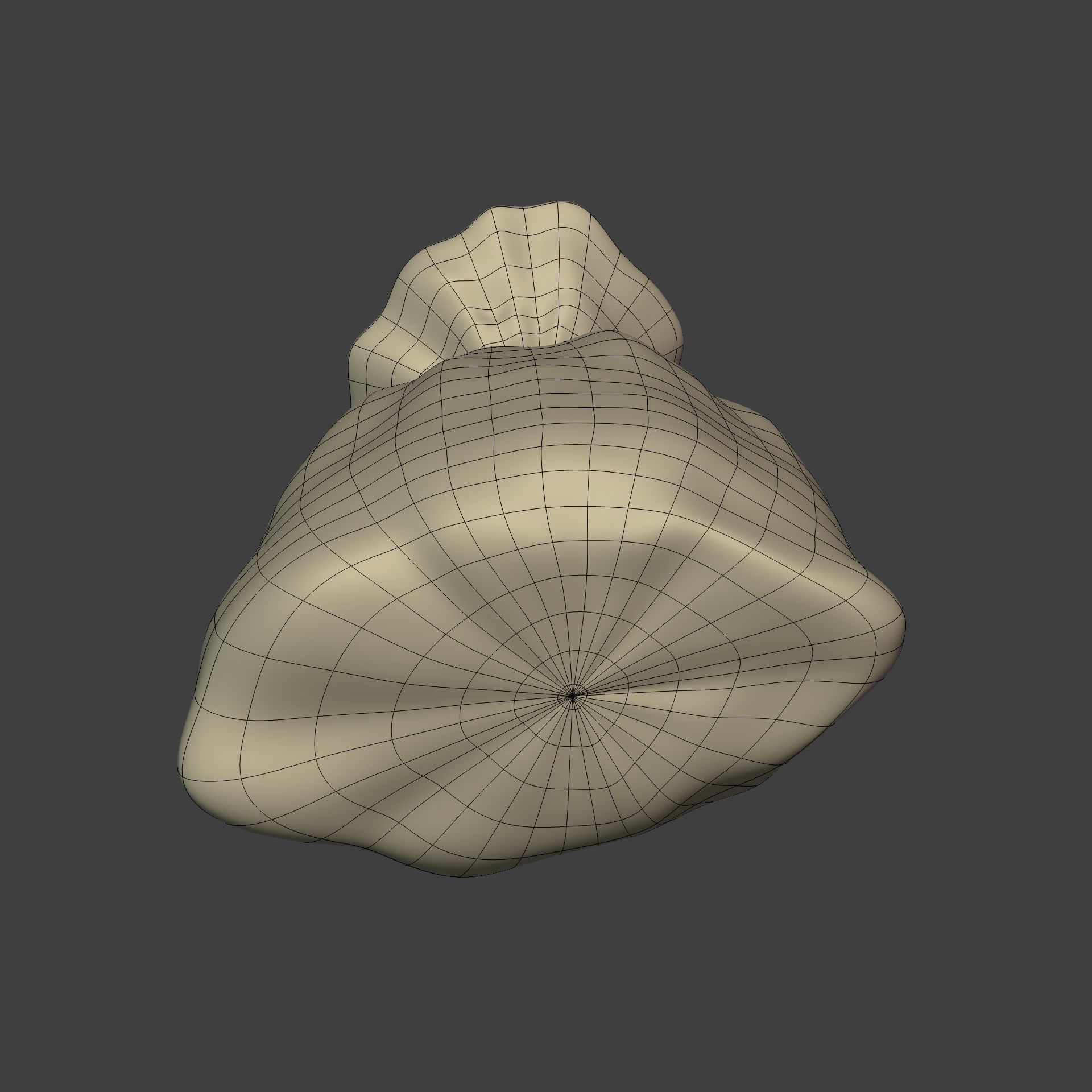 Cartoon Money Bag -- Dollar Sign Icon Low-poly 3D model_14