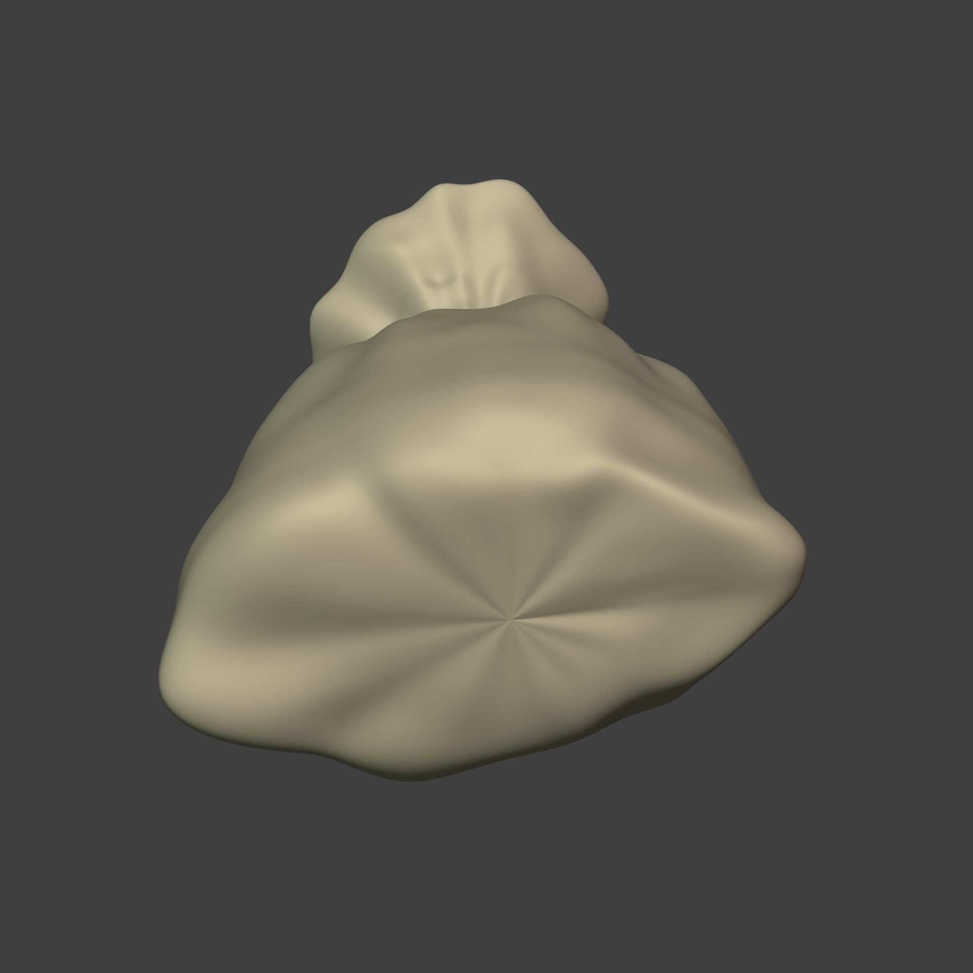 Cartoon Money Bag -- Dollar Sign Icon Low-poly 3D model_13