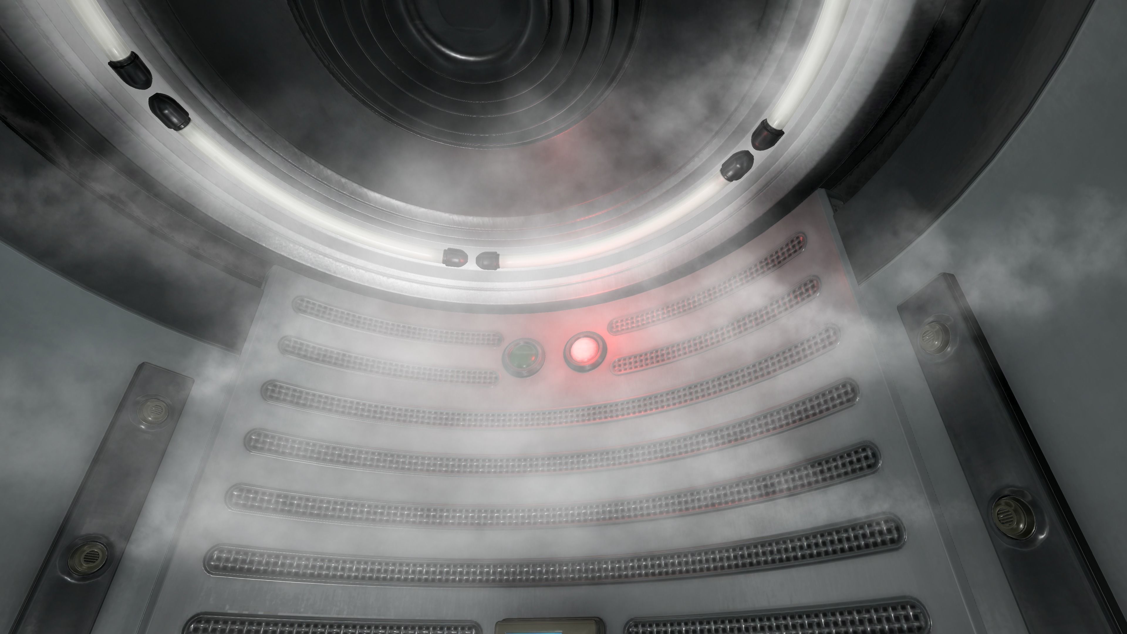 Modern Sci-Fi Modular Laboratory Low-poly 3D model_15