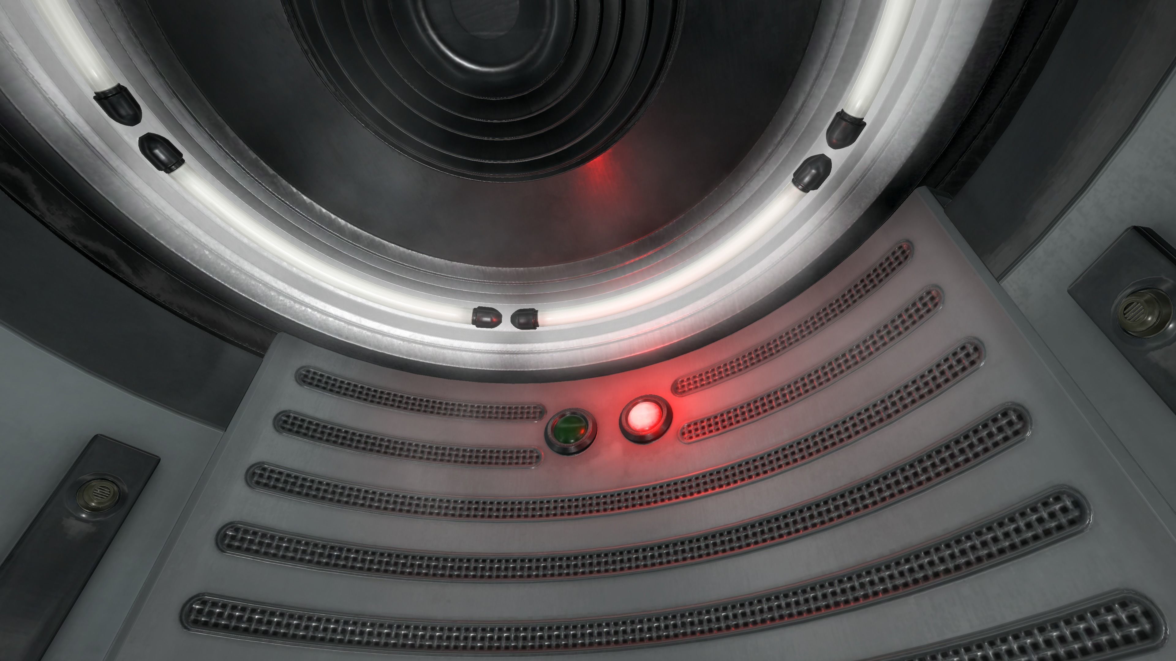 Modern Sci-Fi Modular Laboratory Low-poly 3D model_16