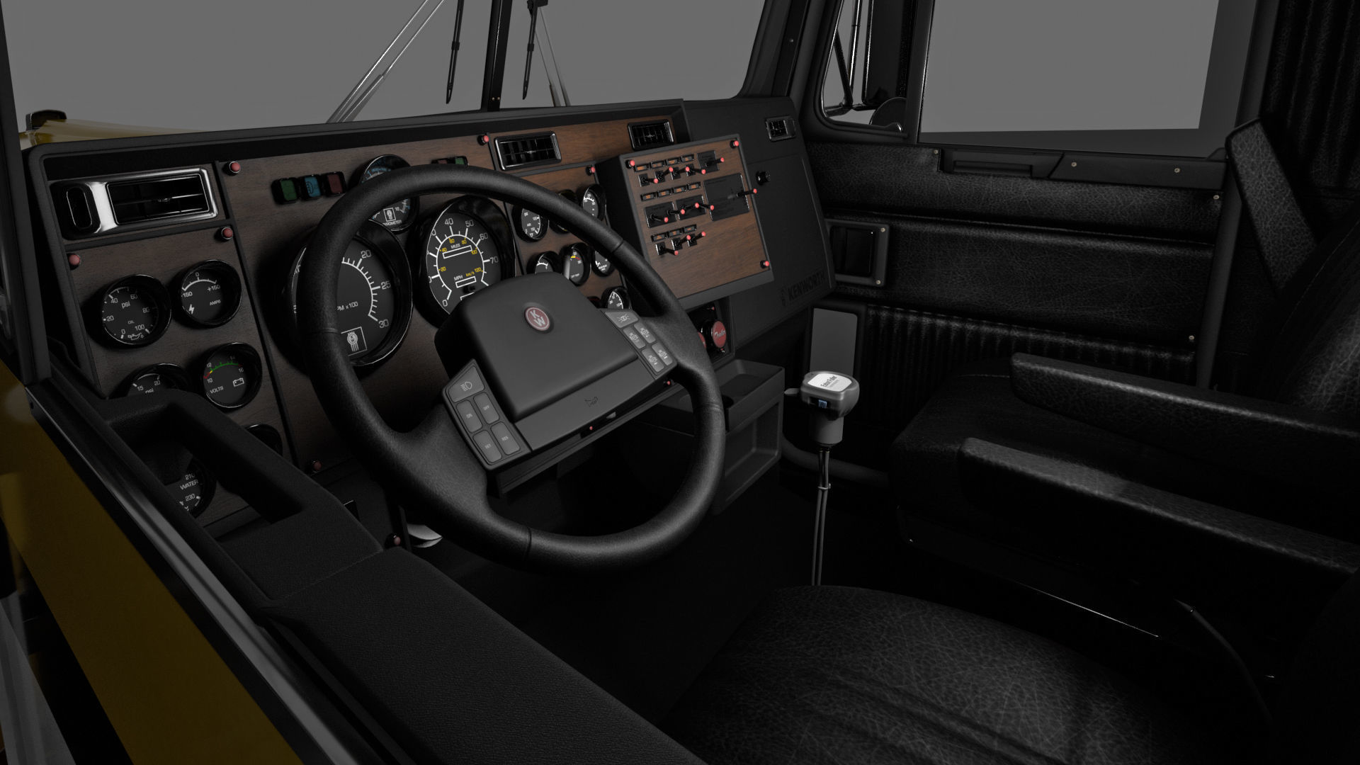 Kenworth W900 3D model_1