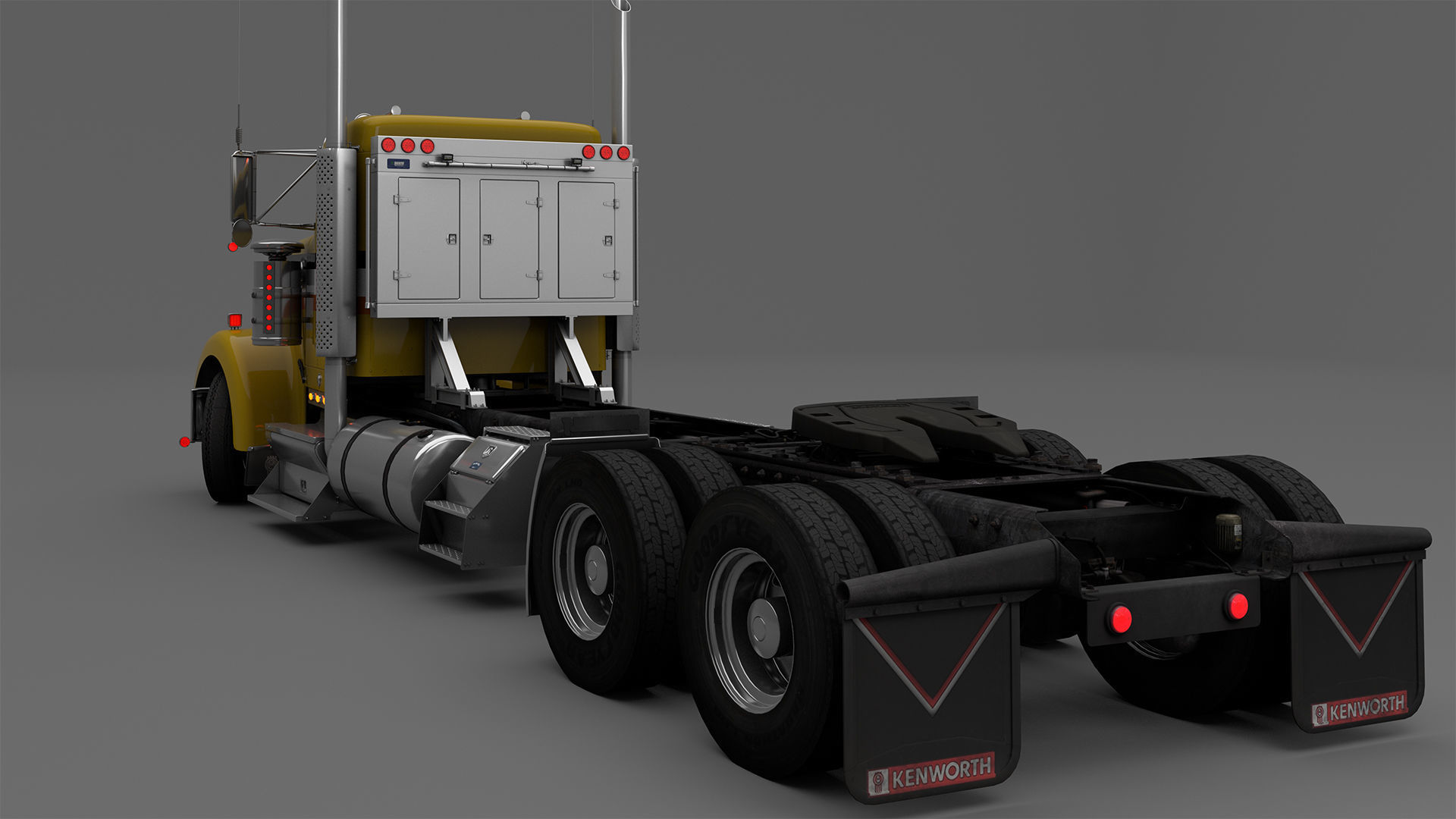 Kenworth W900 3D model_8