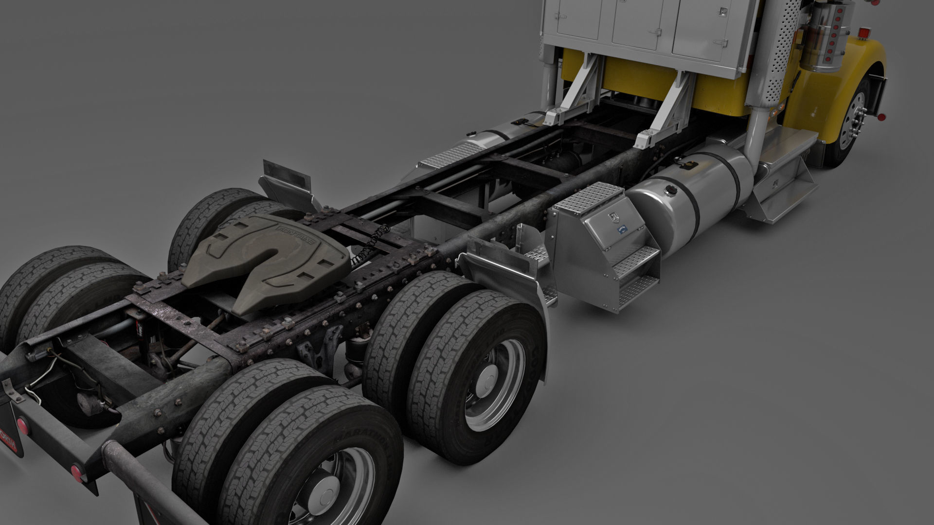 Kenworth W900 3D model_10