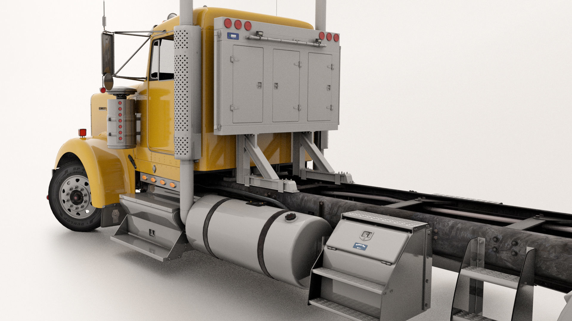 Kenworth W900 3D model_23