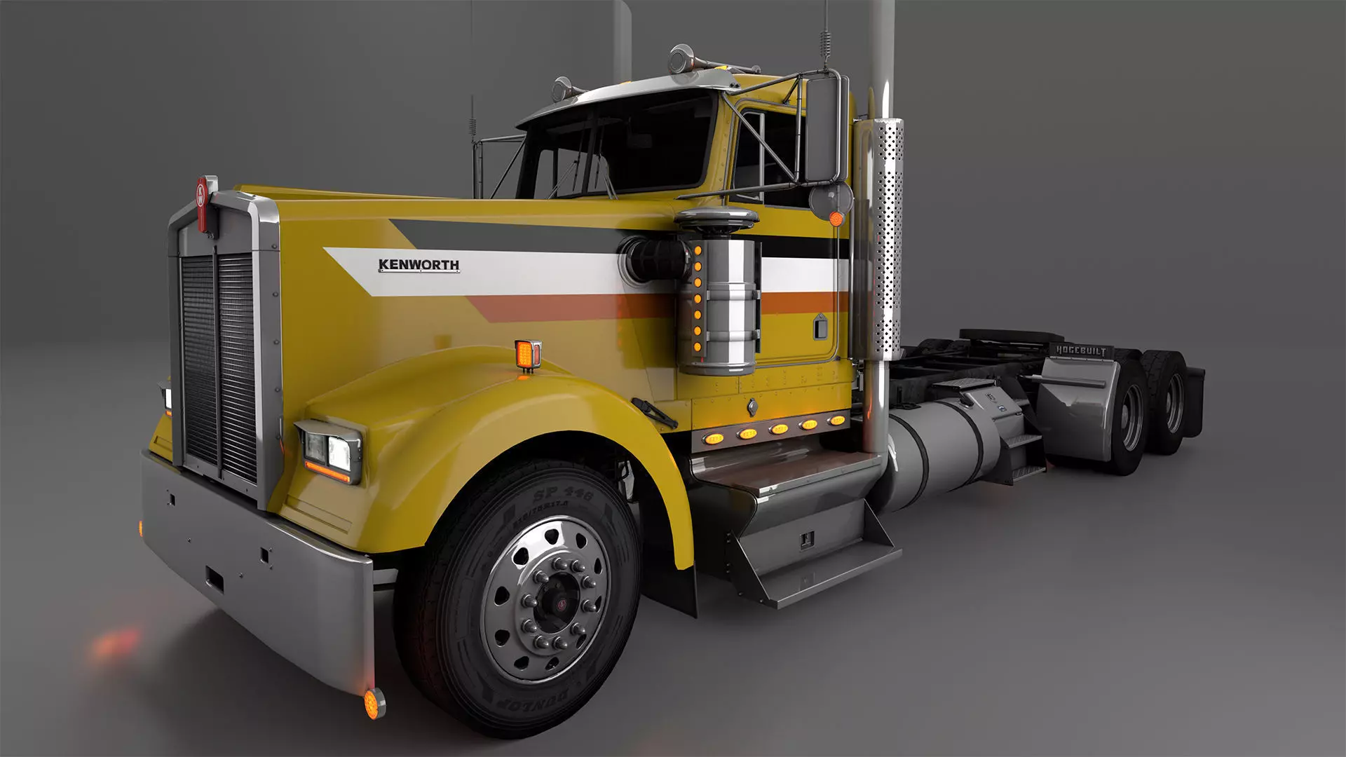 Kenworth W900 3D model_0