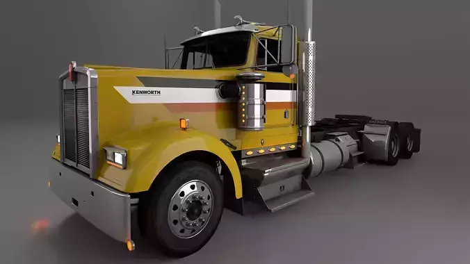 Kenworth W900 3D model