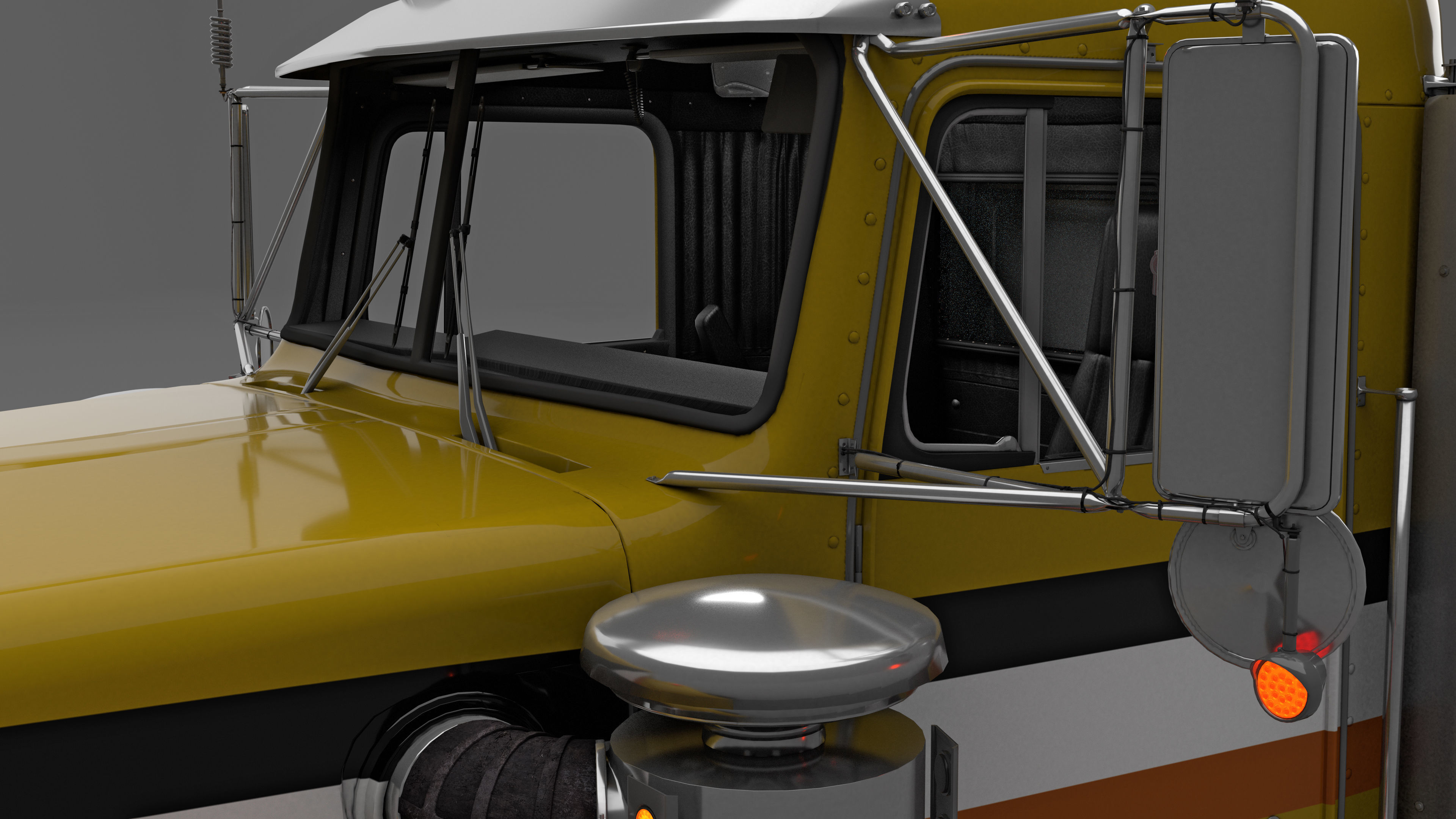 Kenworth W900 3D model_16