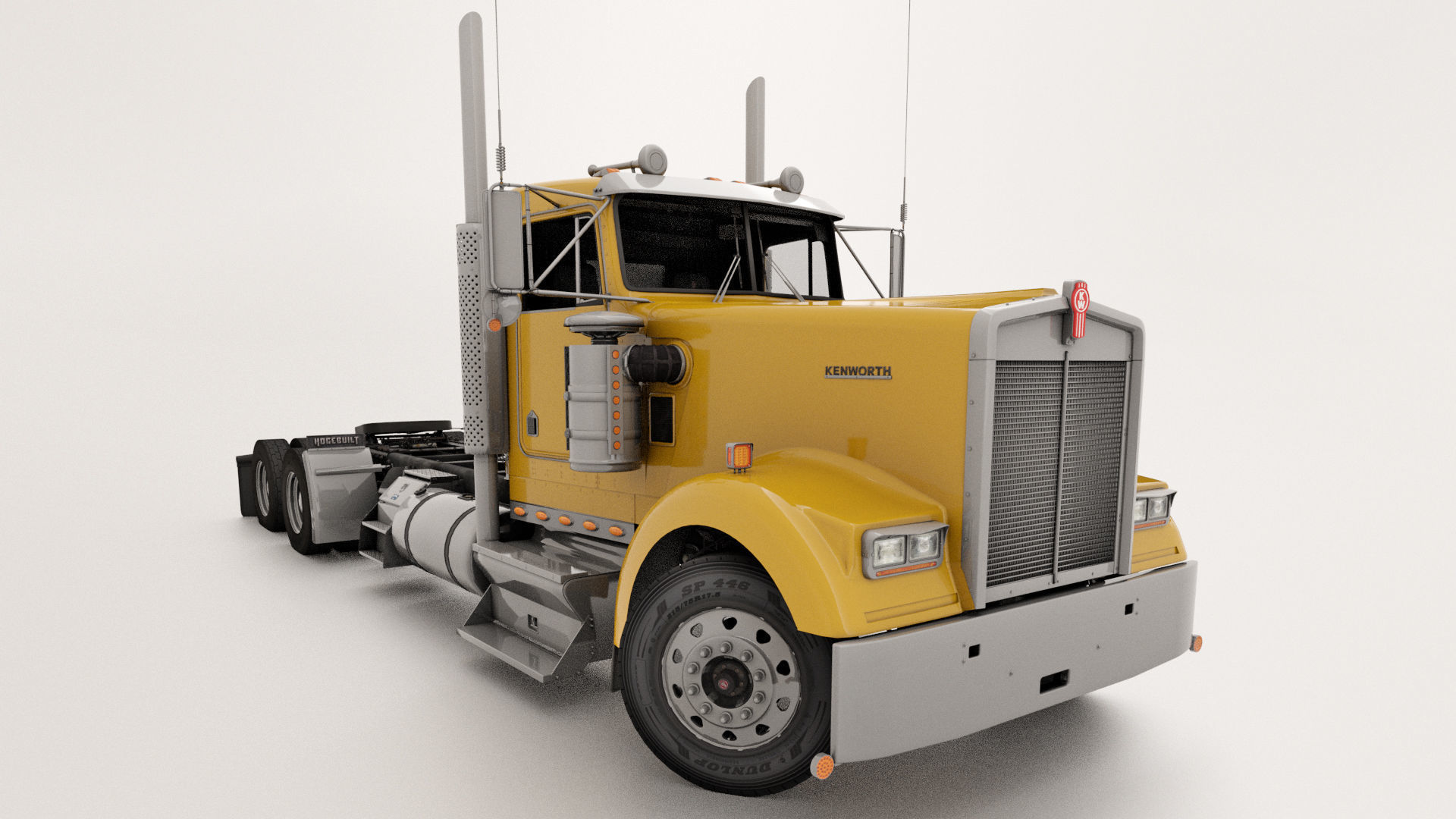 Kenworth W900 3D model_22