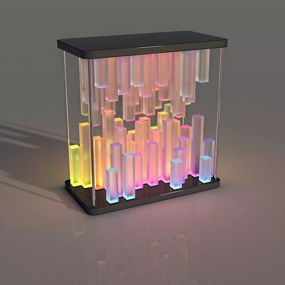 Bars Glass Lamp Daz 3D model