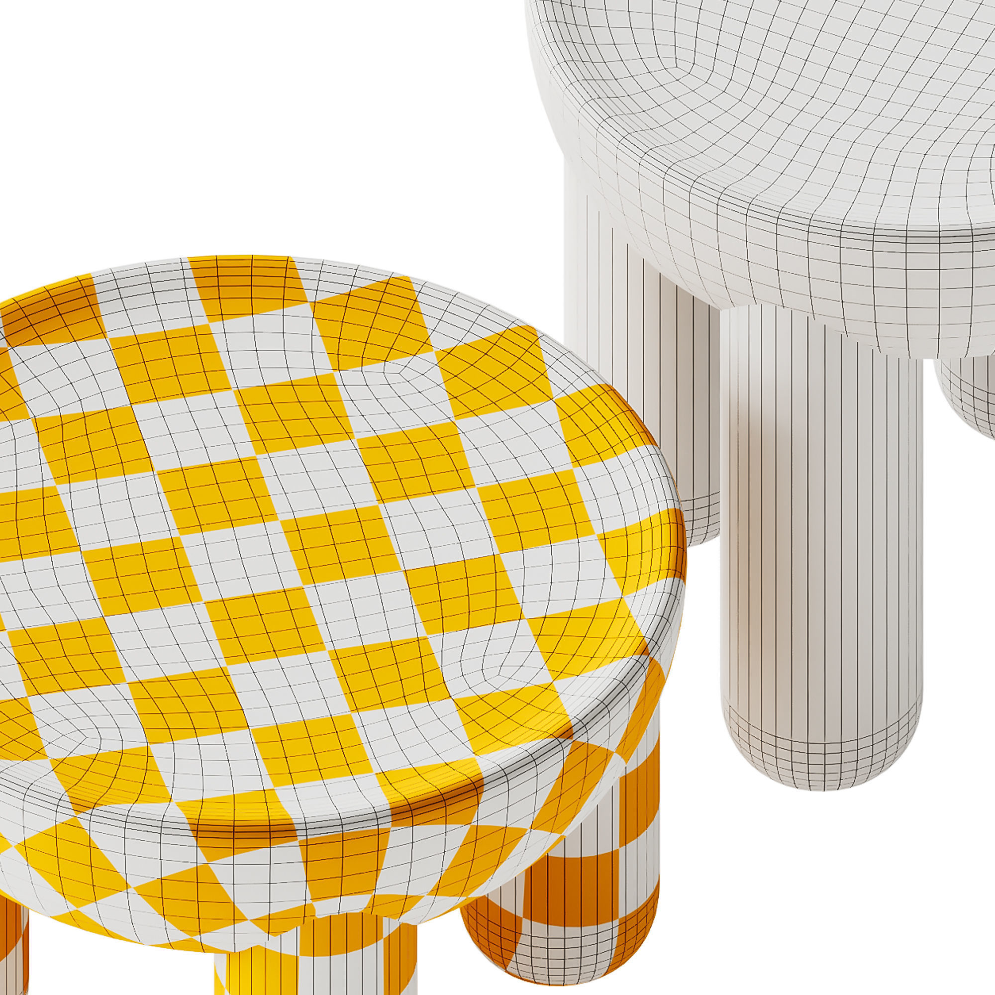 NOOM FREYJA LIMITED EDITION Round marble coffee table set 3D model_5