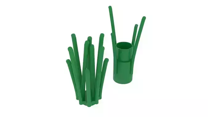 Lego Grasses 3D model