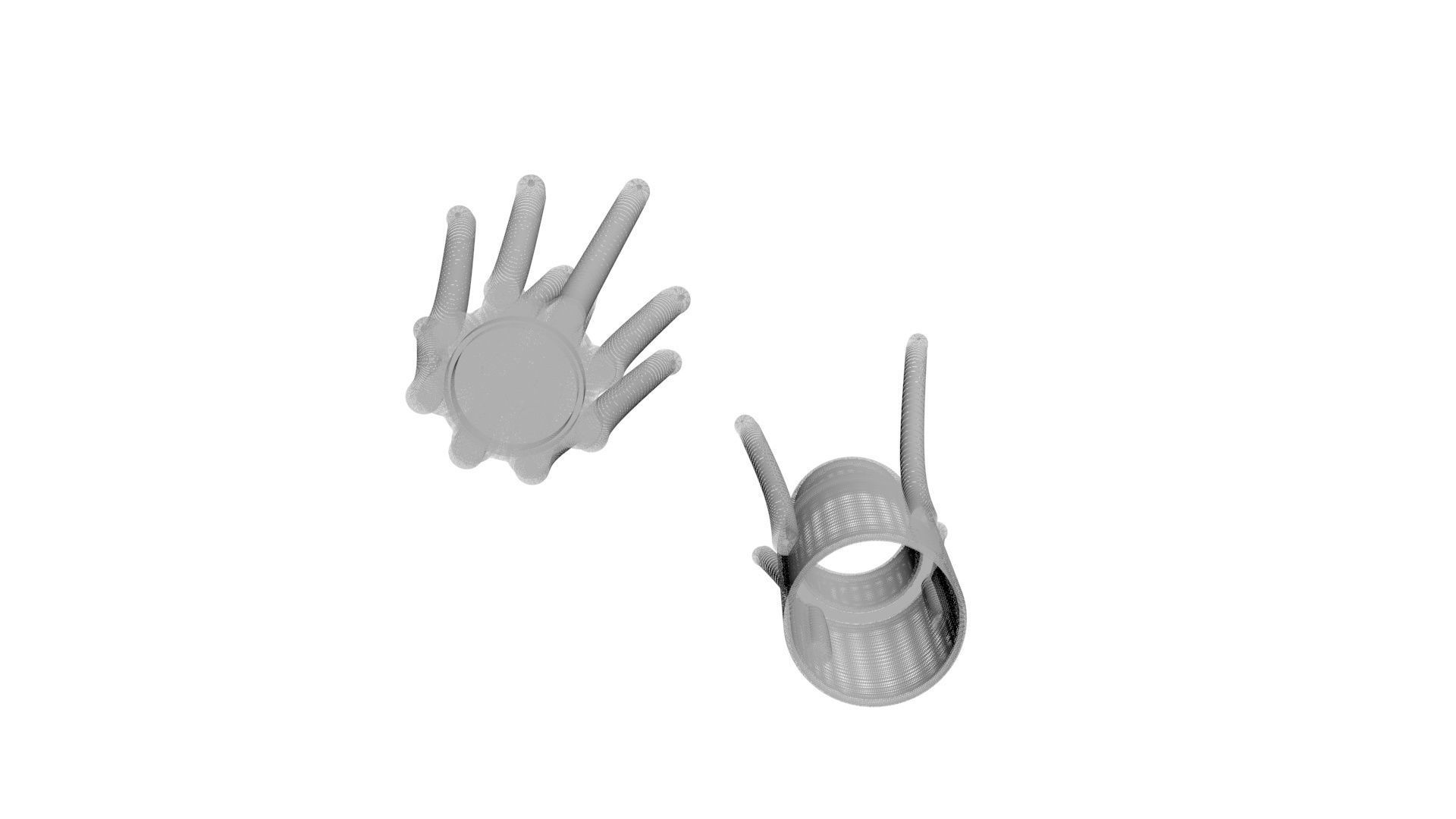 Lego Grasses 3D model_12