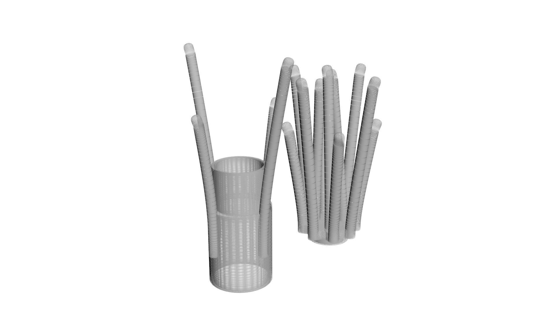 Lego Grasses 3D model_10