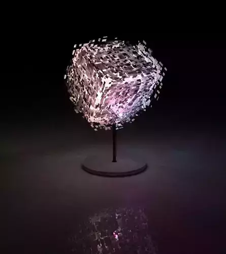 Shattered Lamp Art Daz 3D model