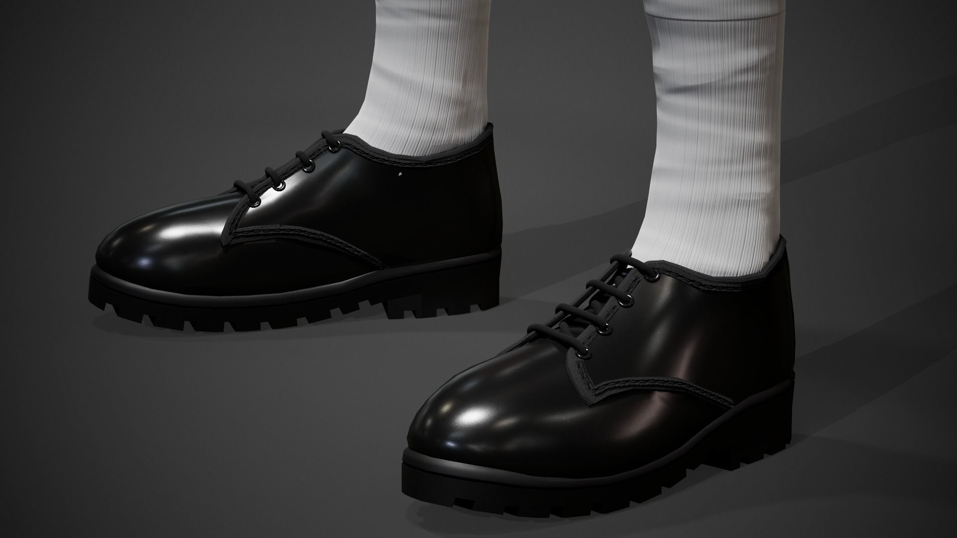 School Boy Low-poly 3D model_27