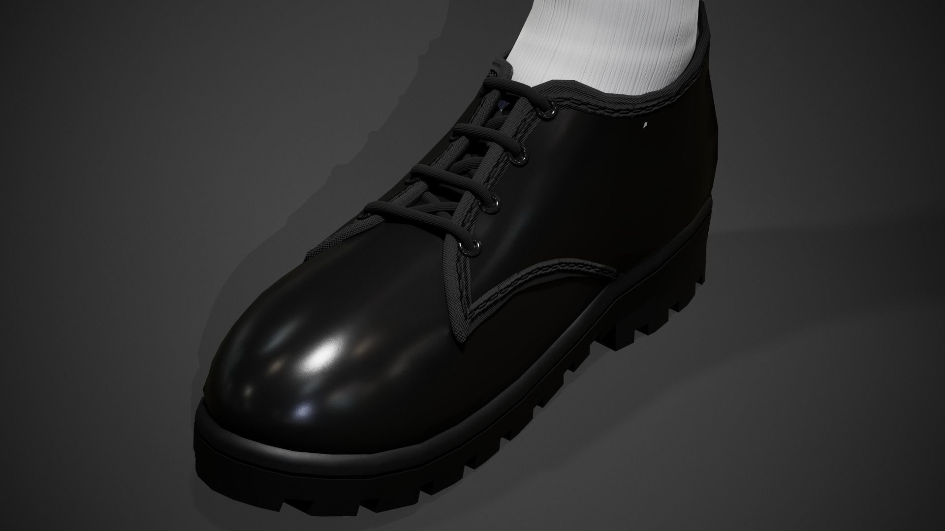 School Boy Low-poly 3D model_28