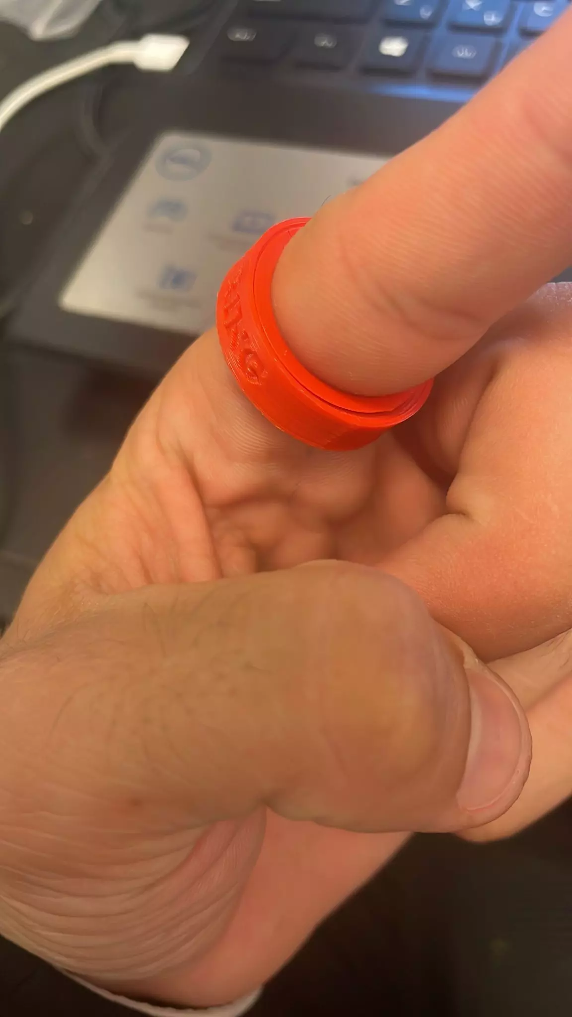 fidget ring the one ring 2 3D print model