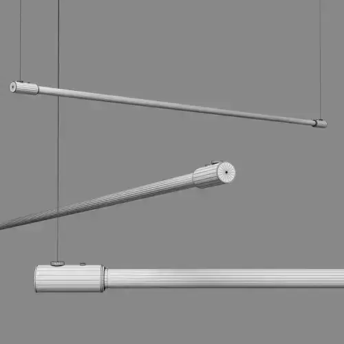 set pendant light - line light -hanging light 3D Model Collection