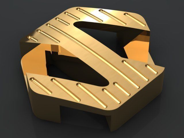 cuban octagon chain  3D print model_6