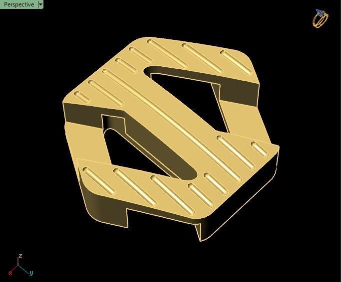 cuban octagon chain  3D print model_27