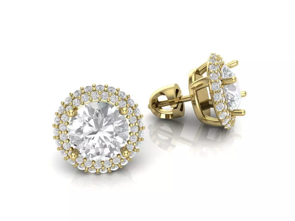 earrings 3D print model_0