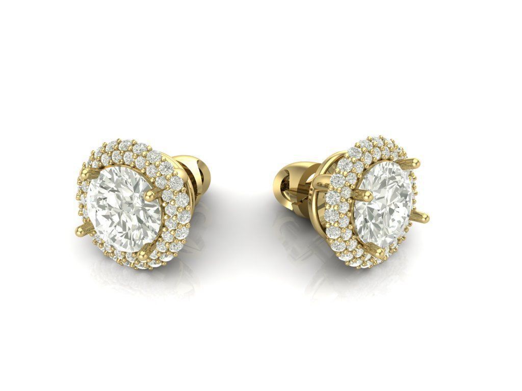 earrings 3D print model_3