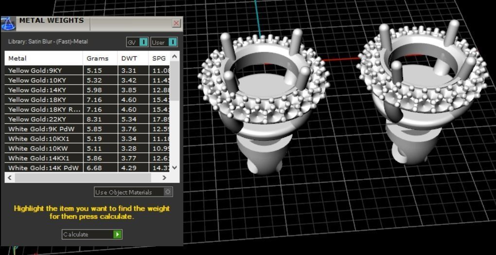 earrings 3D print model_5