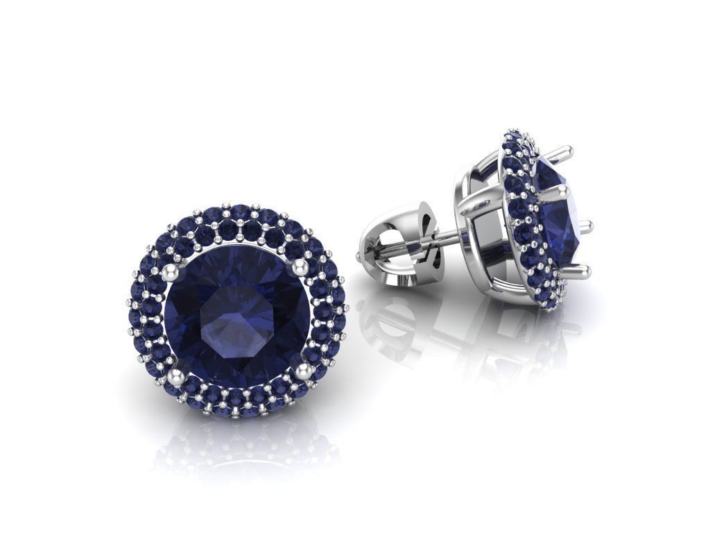 earrings 3D print model_1