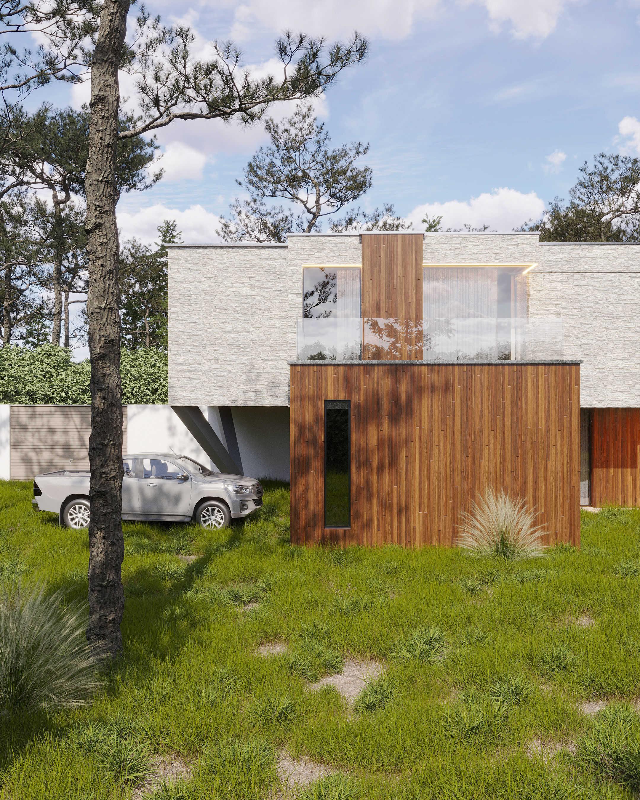 Exterior Scene 3D model_2