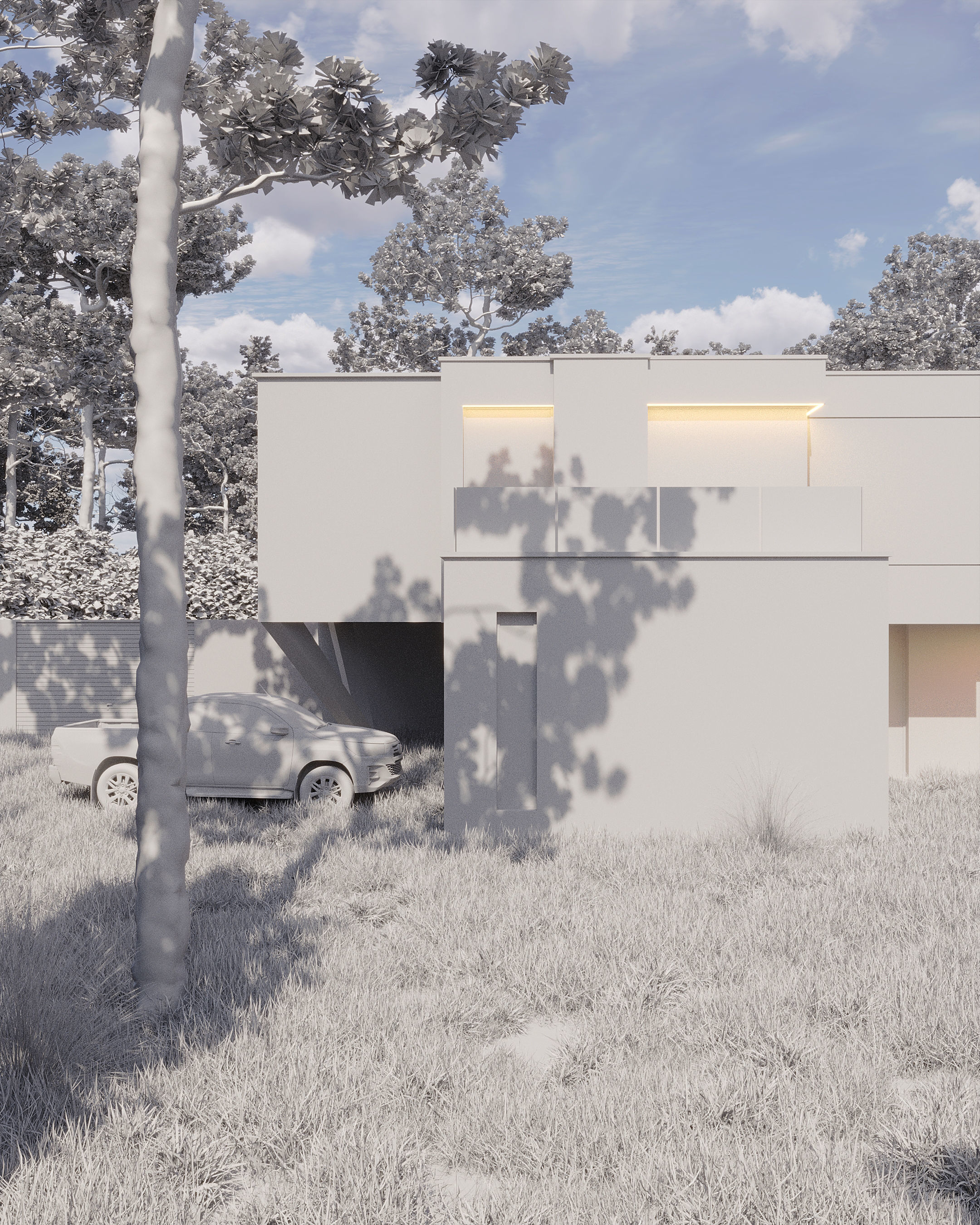 Exterior Scene 3D model_5
