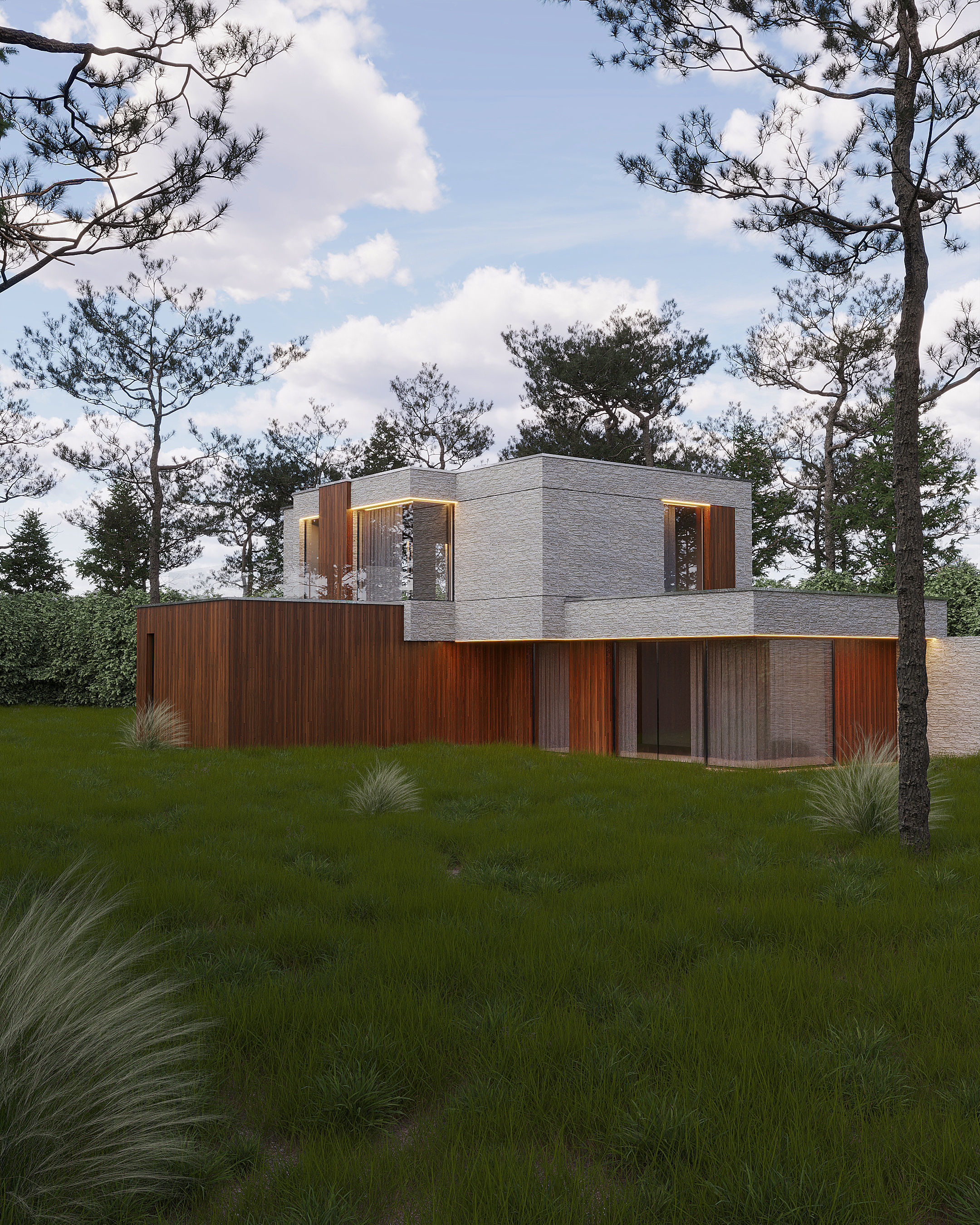 Exterior Scene 3D model_1