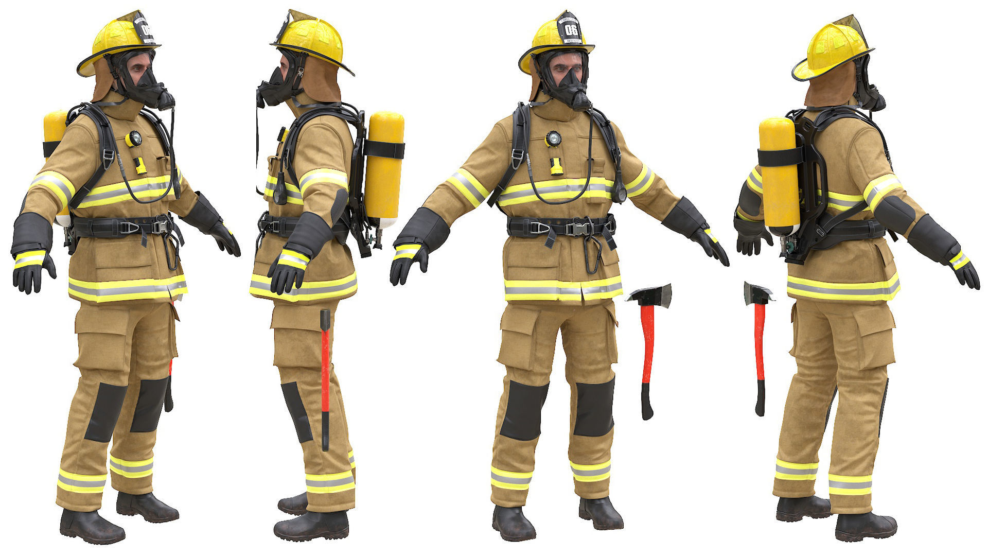 Firefighters Collection - Man and Woman _12