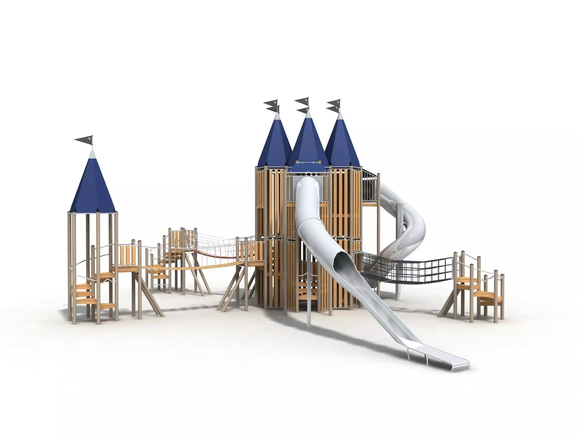 Castle Playground 3D model_0