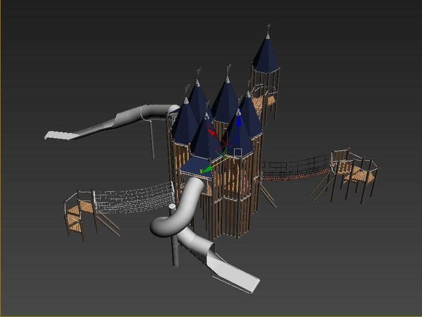 Castle Playground 3D model_7