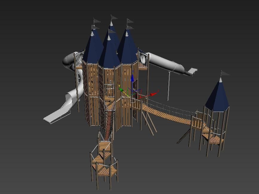 Castle Playground 3D model_8