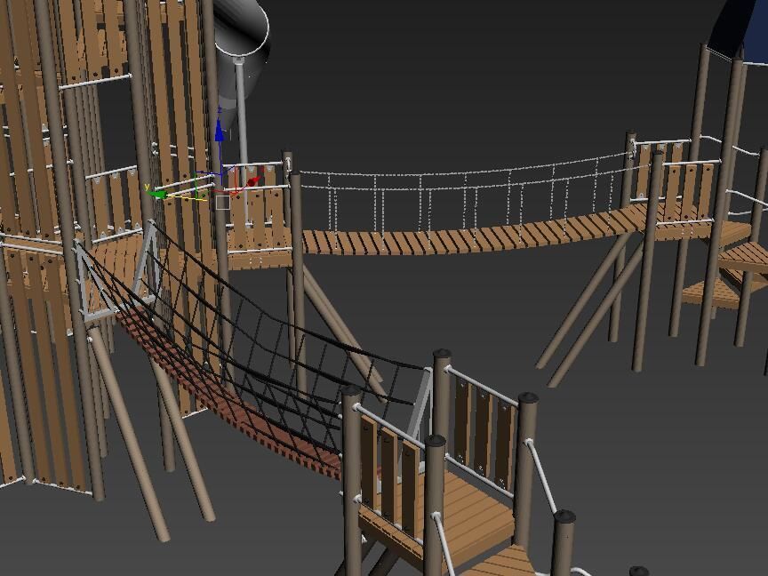 Castle Playground 3D model_9