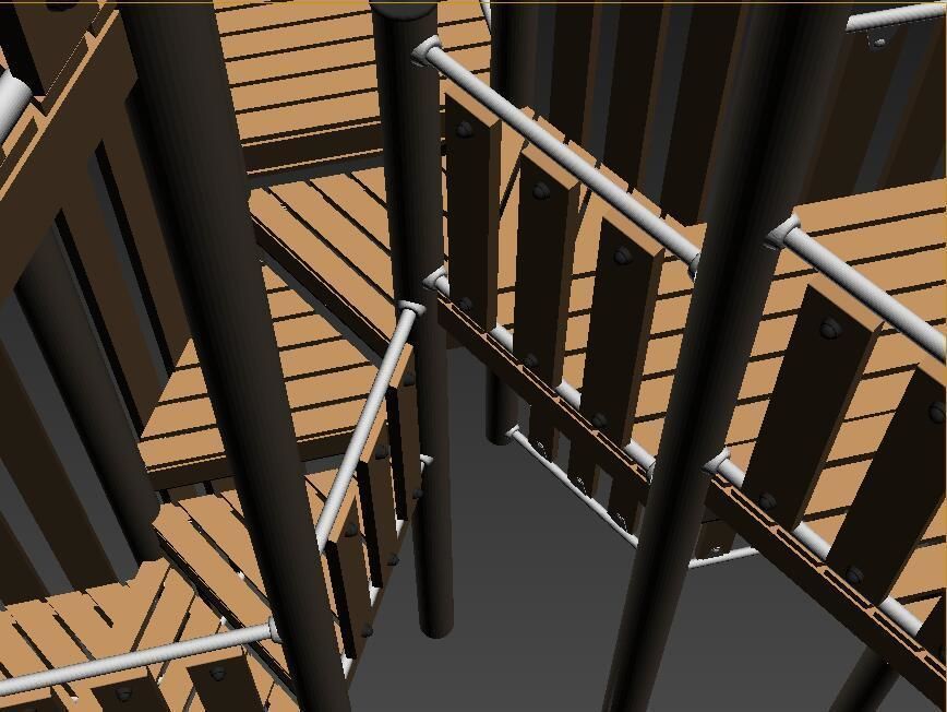 Castle Playground 3D model_6