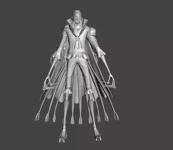 Basil Hawkins Strawman 3D Model