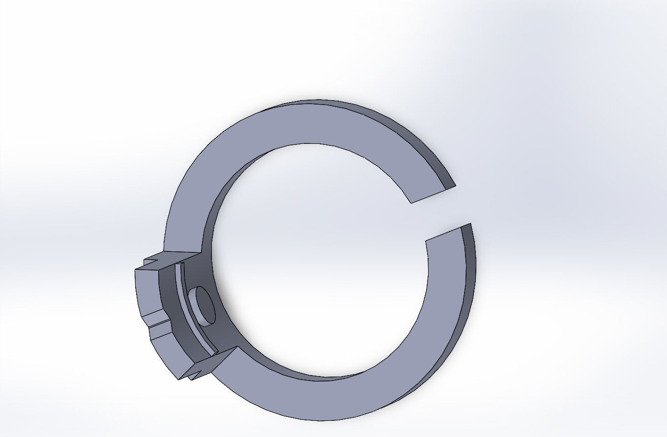 0340540015 vito 638 paddle shifter bushing 3D print model_2