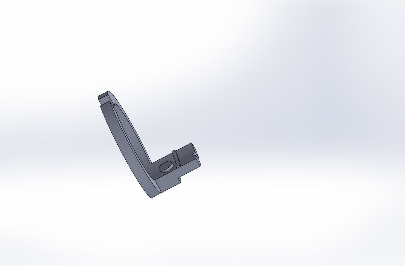 0340540015 vito 638 paddle shifter bushing 3D print model_4
