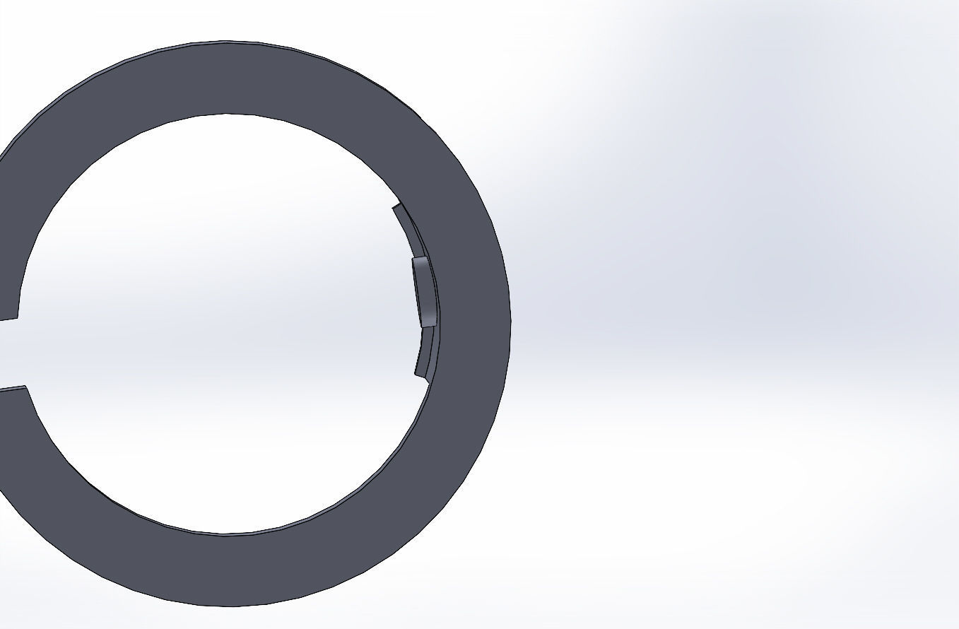 0340540015 vito 638 paddle shifter bushing 3D print model_3