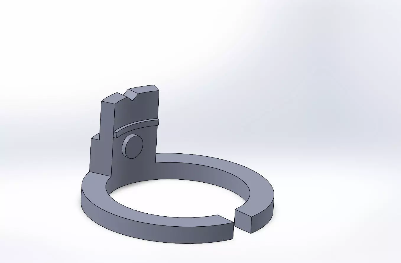 0340540015 vito 638 paddle shifter bushing 3D print model_0