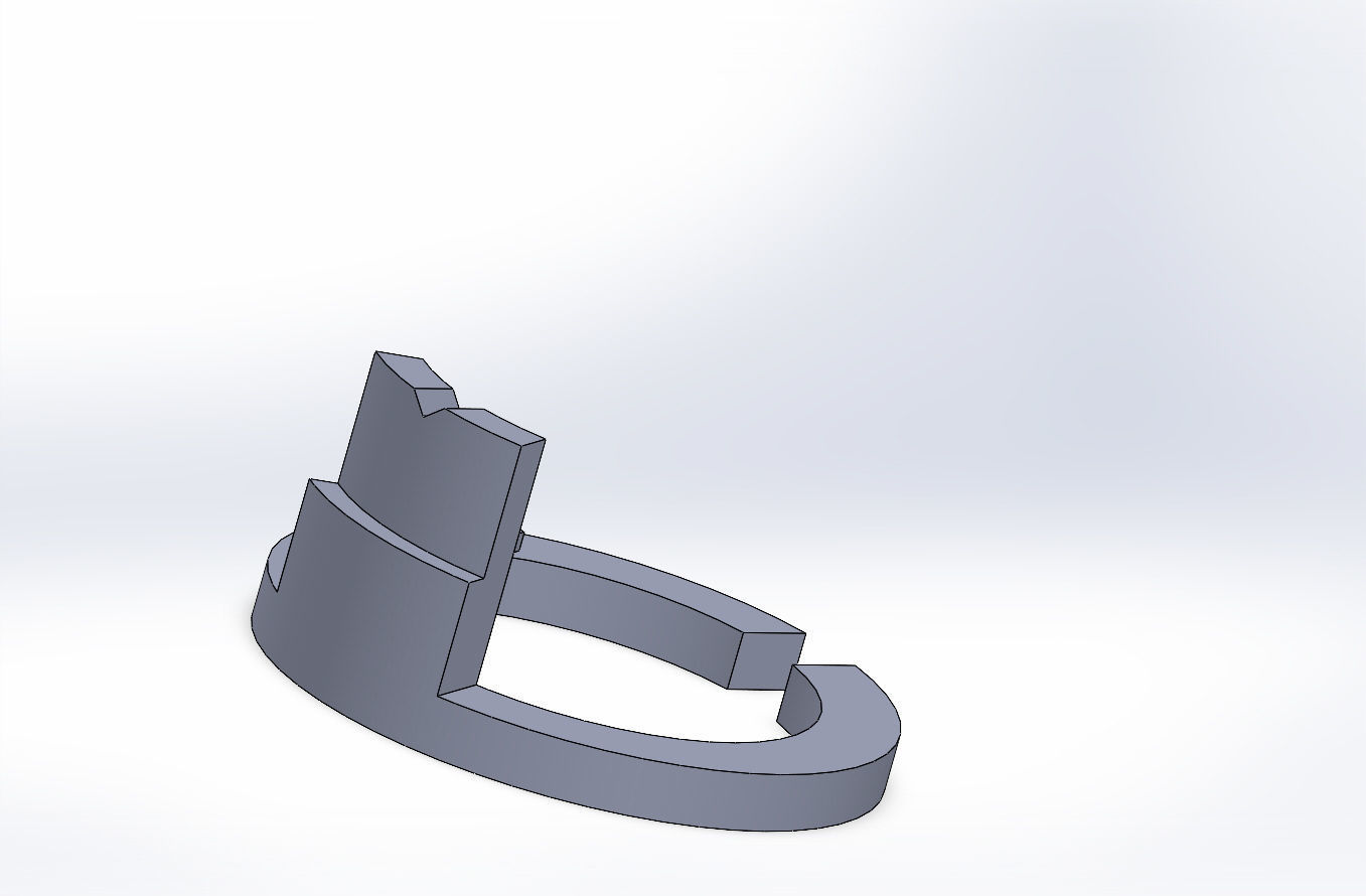 0340540015 vito 638 paddle shifter bushing 3D print model_1