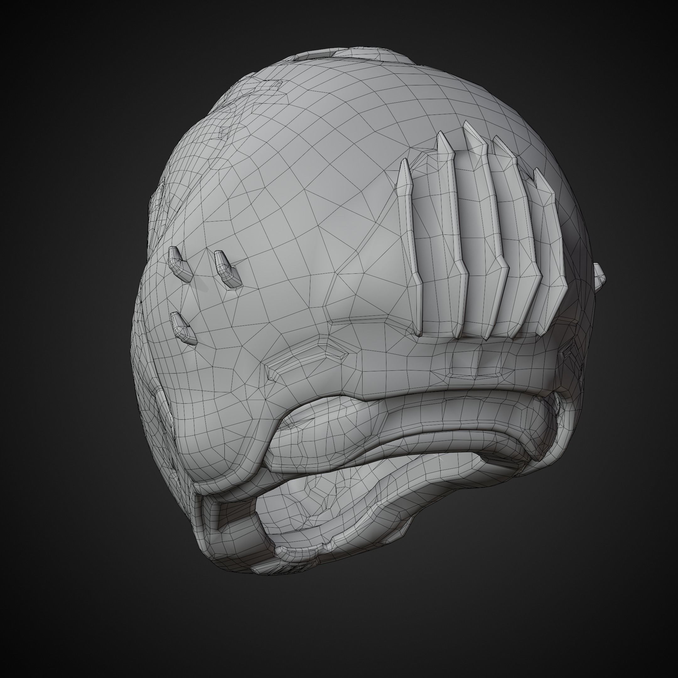 Doom Guy Helmet for Cosplay 3D print model_14