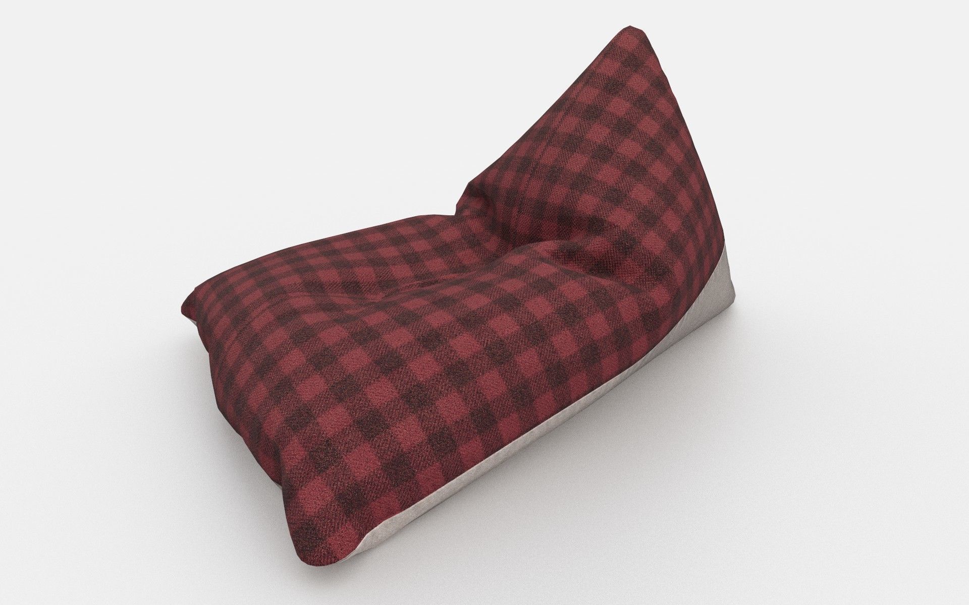 BeanBagChair  M07 Low-poly 3D model_3